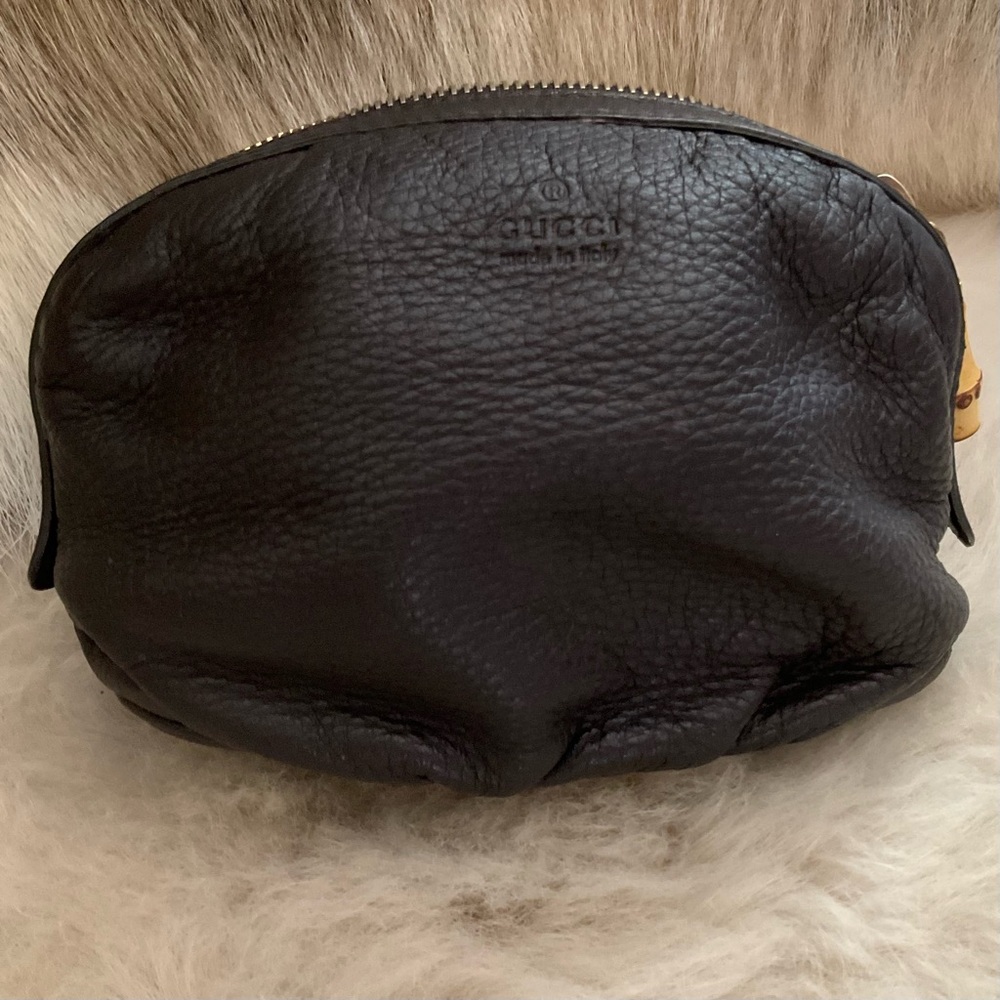 Gucci Leather Cosmetics Pouch Vintage - Picture 6 of 13